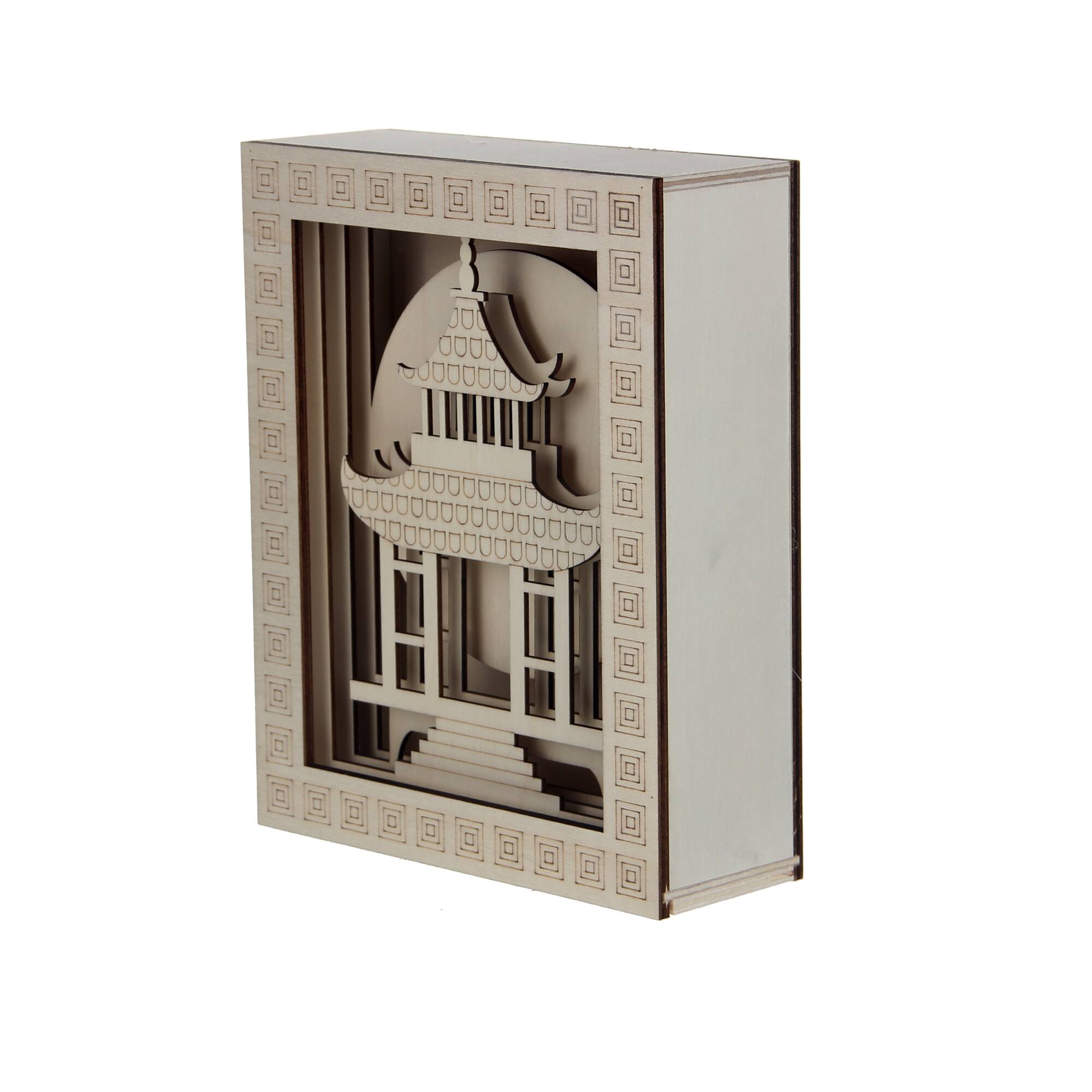 Jonathan Adler x Michaels 8.75" Pagoda DIY LED Shadow Box Décor